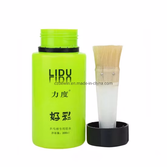 Botella de pegamento adhesivo para tenis de mesa, producción profesional en fábrica, 250ml, 300ml