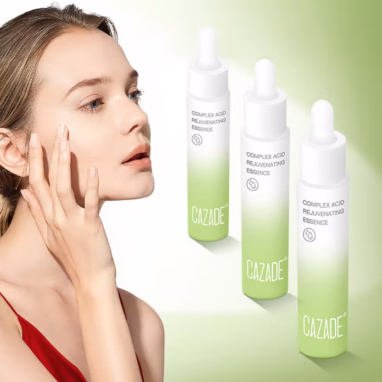 Aceite de limpieza al por mayor 30/50 ml cuidado de la piel botella ámbar pegamento cuadrado cuentagotas botella de suero de vidrio botella de esencia para el cuidado del cabello de fondo grueso